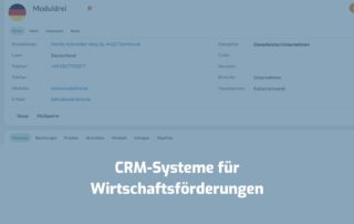 CRM-System für Wirtschaftsförderungen