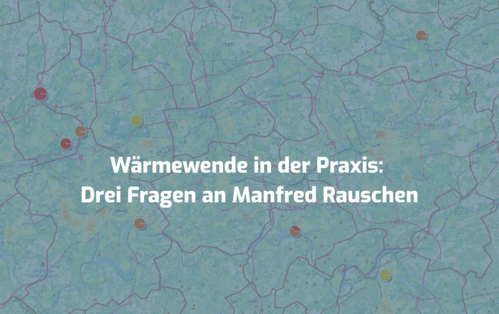 Wärmewende in der Praxis: Drei Fragen an Manfred Rauschen